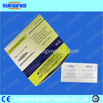 Medical Disposable 70% Isopropyl Nonwoven Alcohol Swabs